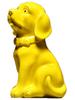 Yellow Ceramic Puppy Figurine - Cute Zodiac Decor for Home 