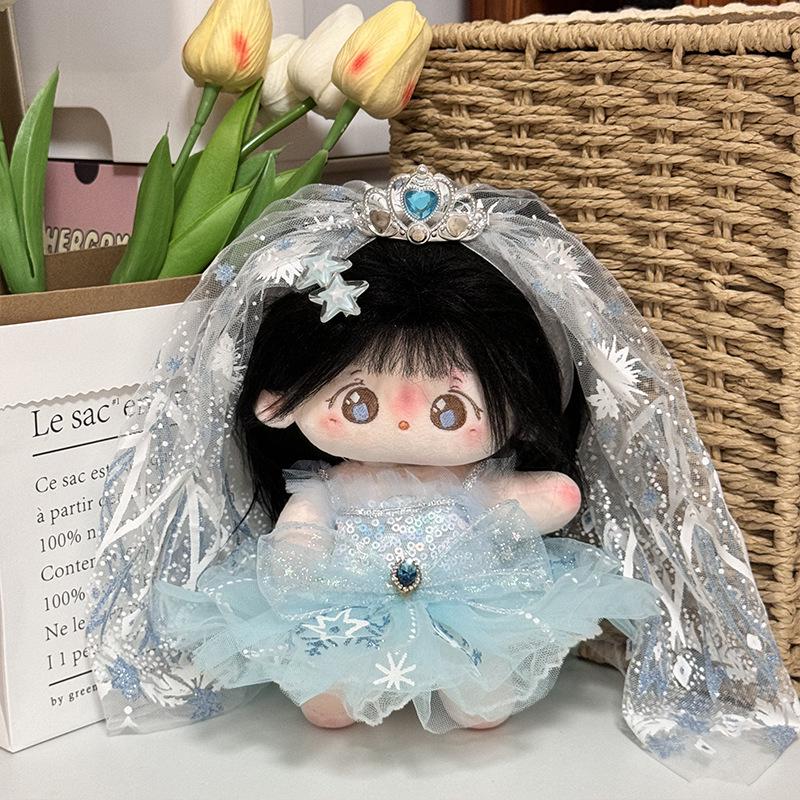 20 см Хлопковое Платье для Куклы - Милый Пухленький Наряд для Тела в Наличии