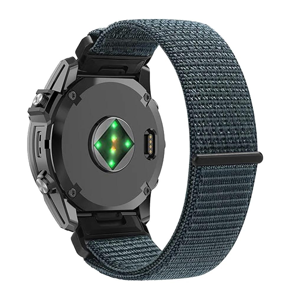 Нейлоновый ремешок-петля 22 мм 26 мм Quick Fit для Garmin Fenix 8 Pro 7X 6X 6 5 plus Tactix 8 Enduro 3 Epix Forerunner 970 965 Спортивный ремешок