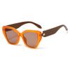 New retro cat eye sunscreen women's sunglasses, luxury snakehead personalized high-end glasses, European and American large-frame sunglasses