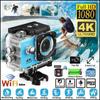 Ultra-high-definition 4K Wifi Sports Camera Ultra-wide-angle Outdoor Waterproof Camera Suitable for Bicycle Skiing Underwater DV Sports Camera