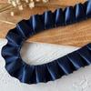 Luxury Blue Lace Trim Ruffle Flounce for DIY Dress Decoration