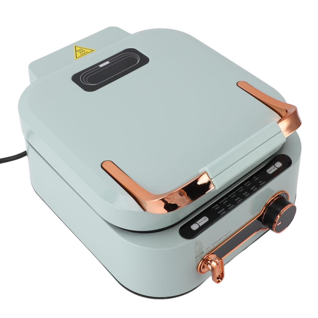 Multifunction Electric Skillet Temperature Adjustable Nonstick Double Sided Electric Frying Pan