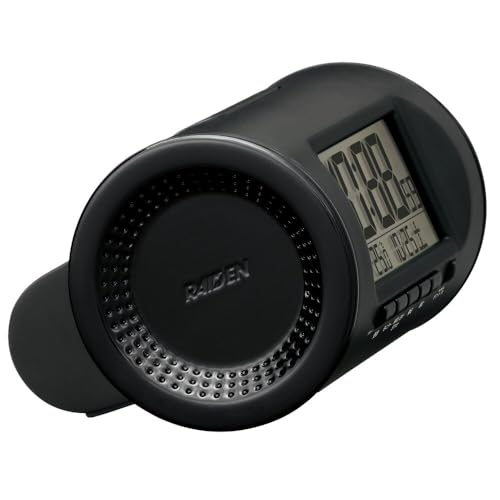 Seiko Clock Alarm Clock Table Clock Digital Loud Volume Black PYXIS RAIDEN 81×138×99mm NR540K