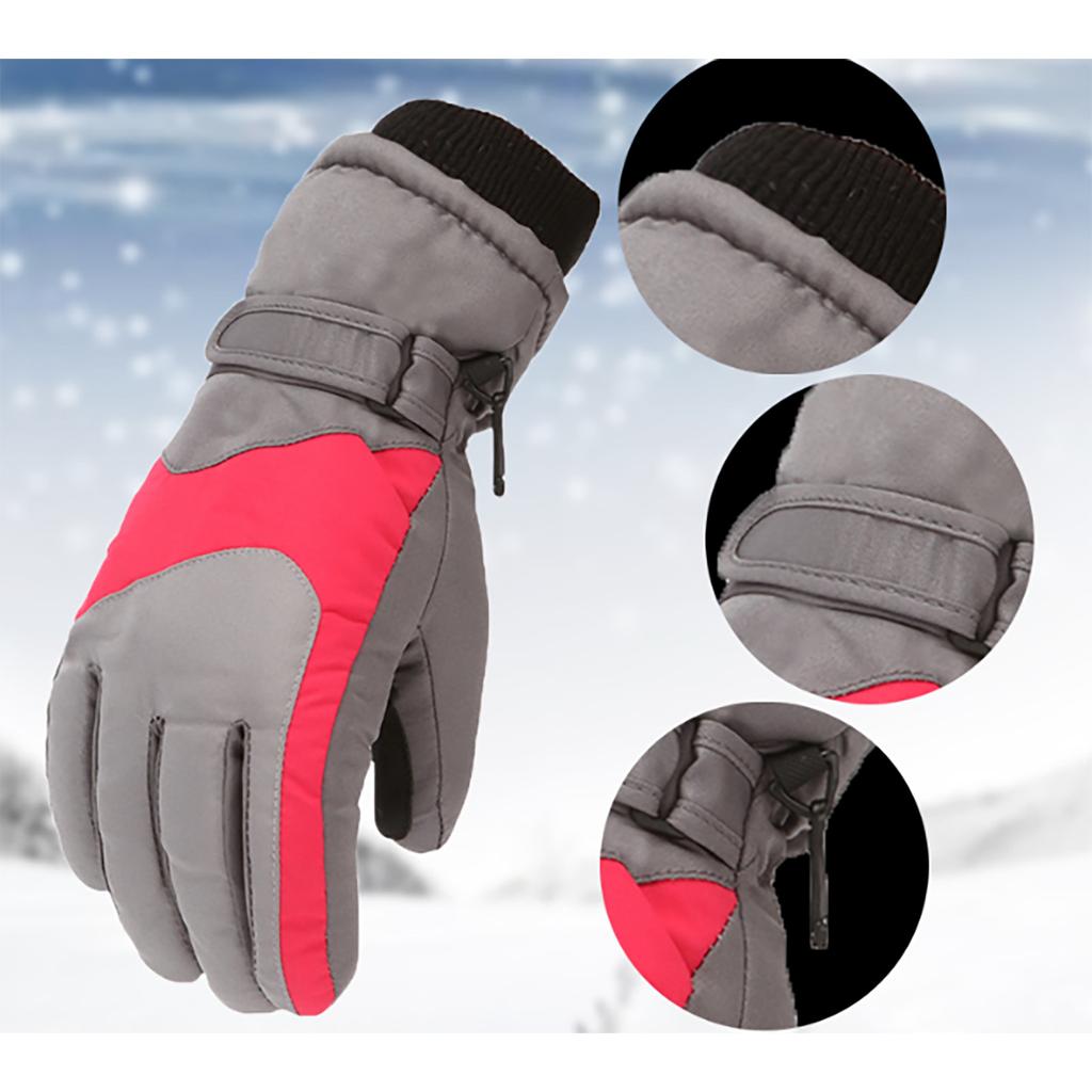Children's Outdoor Ski Gloves Cycling Gloves Winter Mountaineering Warm Gloves Waterproof