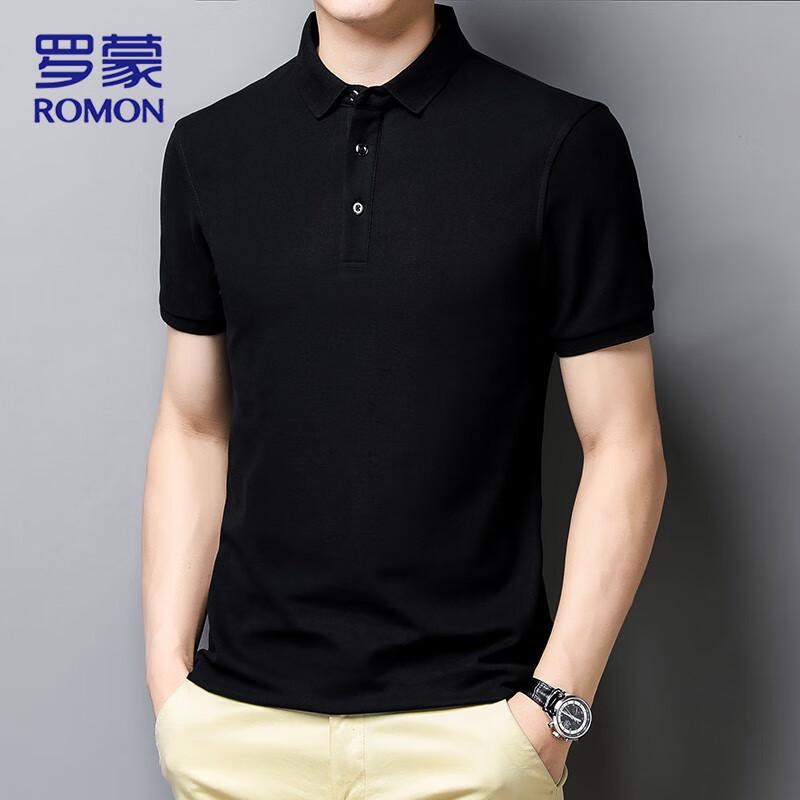 ROMON Men's Summer Business Casual Cooling Polo Shirt