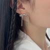 FANTASTIC PLANET ribbon snake chain earrings