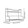 Kitchen Counter Shelf Countertop Organizer Stainless Steel 2 Tier Spice Rack Bathroom Storage