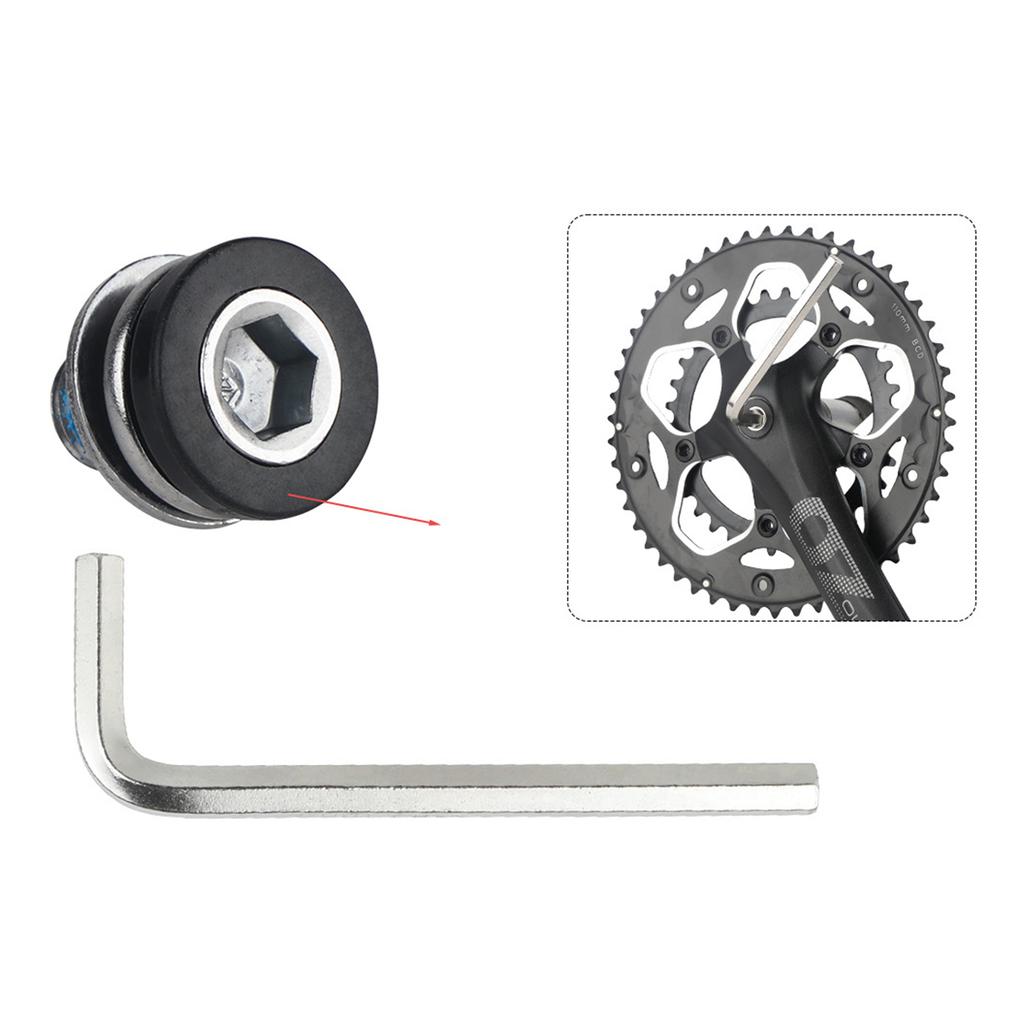 2Pcs Bike Hexagonal Crank Arm Fixing Bolt Capless Bottom Bracket Screws Bicycles Crank Screw Bike Crankset Bolt