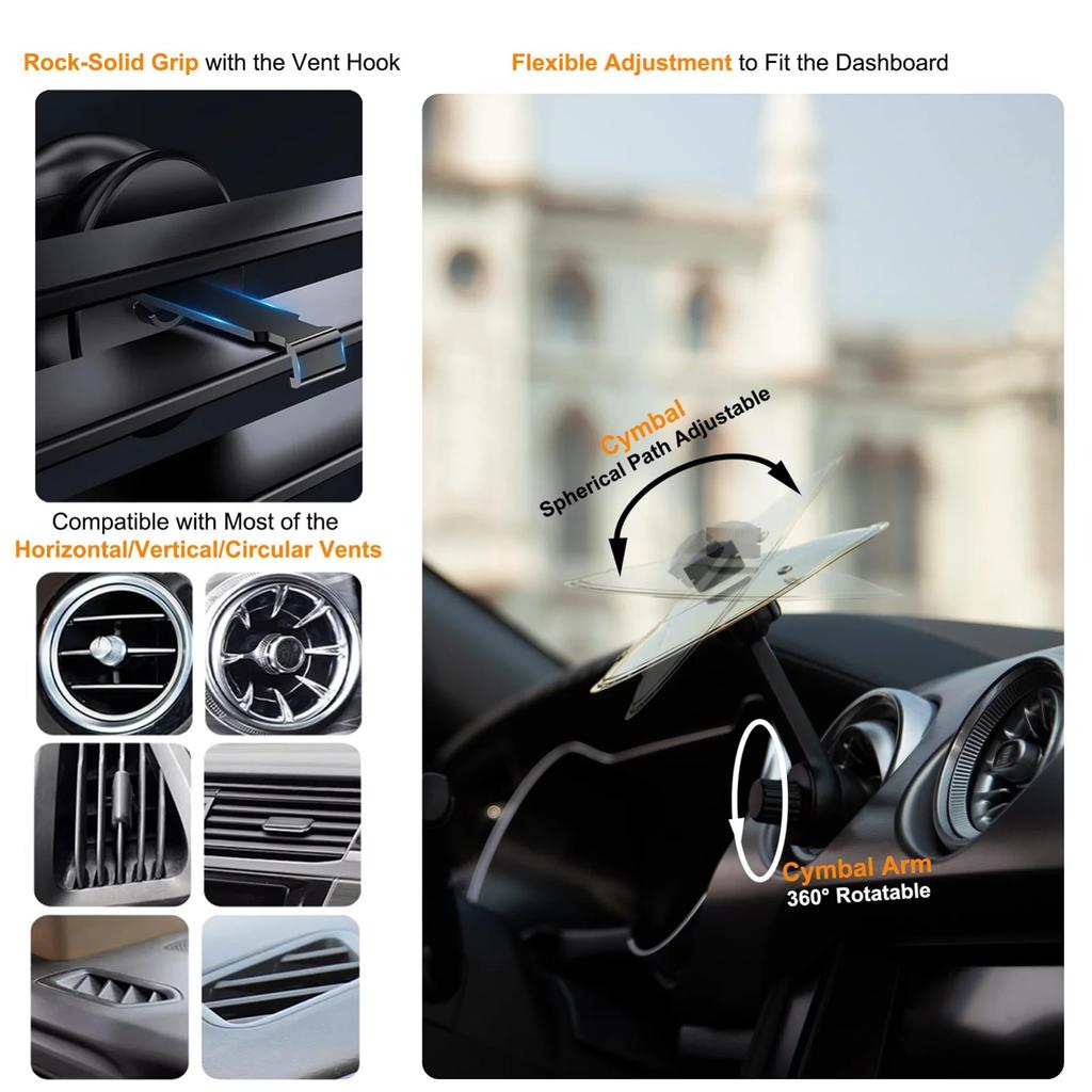 Cymbals, Cymbal Vents, Car Drum Cymbal Vents, Clip Cymbals For Music Lovers