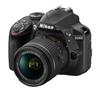 Nikon D3400 Digital SLR Camera with VR Lens Black AF-P 18-55 Kit, (D3400LKBK)