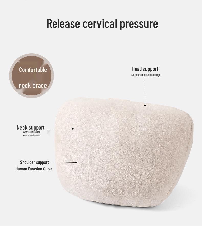 Поясничная подушка из замши для Maybach: Подушка подголовника и поддержка шеи.