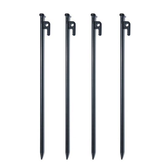 1/4/6 шт. 20/25/30/40 см стальной колышек для палатки сверхпрочный для улицы, пешего туризма, кемпинга, палатки, тента, навеса, ветрозащитный, грунтовый штырь, гвоздь, металлический колышек для палатки