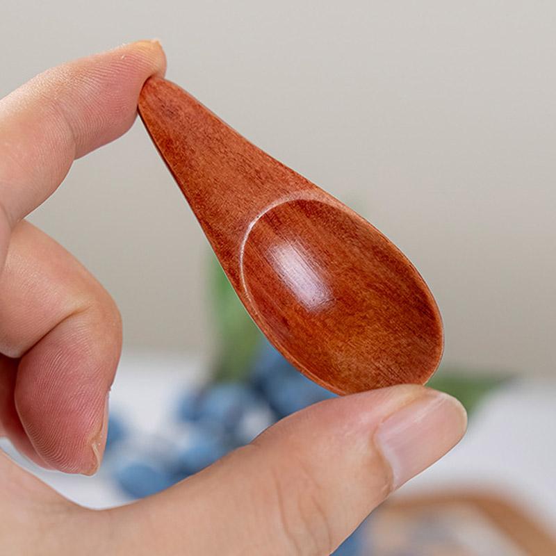 Новые деревянные креативные чайные ложки с короткой ручкой, ложки для приправ, столовые приборы, кофейные ложки, маленькие ложки для сахара, кофейные ложки, кухонные гаджеты