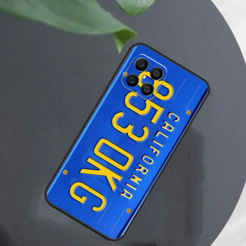 Number License New York Plate For Honor Magic 5 6 7 8 Pro Case For Honor 400 200 50 70 Lite X8c X8b X9a X9b X9c X9d Win RT