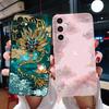Чехол для телефона Samsung S23 FE 5G Чехол S23FE Черный Дракон Силиконовый Мягкий Чехол для Samsung Galaxy S23 FE S 23 FE Задняя Крышка Fundas