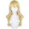 Women Princess Peach Cosplay Wig Styled Peach Girl Gold Hair Costumes Game Cosplay Princess Wig Peach Crown Cosplay Long Wavy