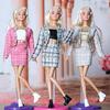 1 Набор 30 см DIY Аксессуары для кукол Юбка для кукол Повседневная одежда Элегантное пальто Одежда для девочек