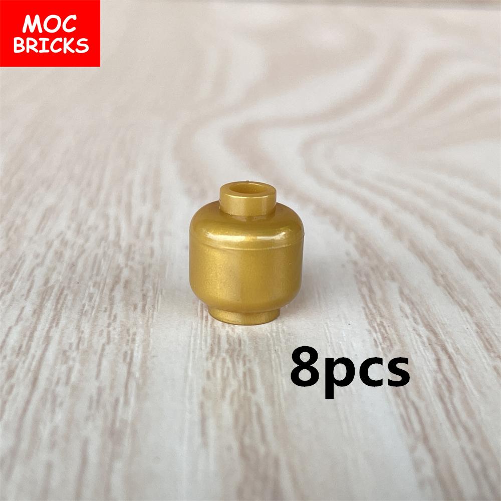 Фигурка MOC Bricks Пустая Голова Лицо Банка Бутылка Аксессуары Собранная Деталь Строительные Блоки Игрушки Для Детей