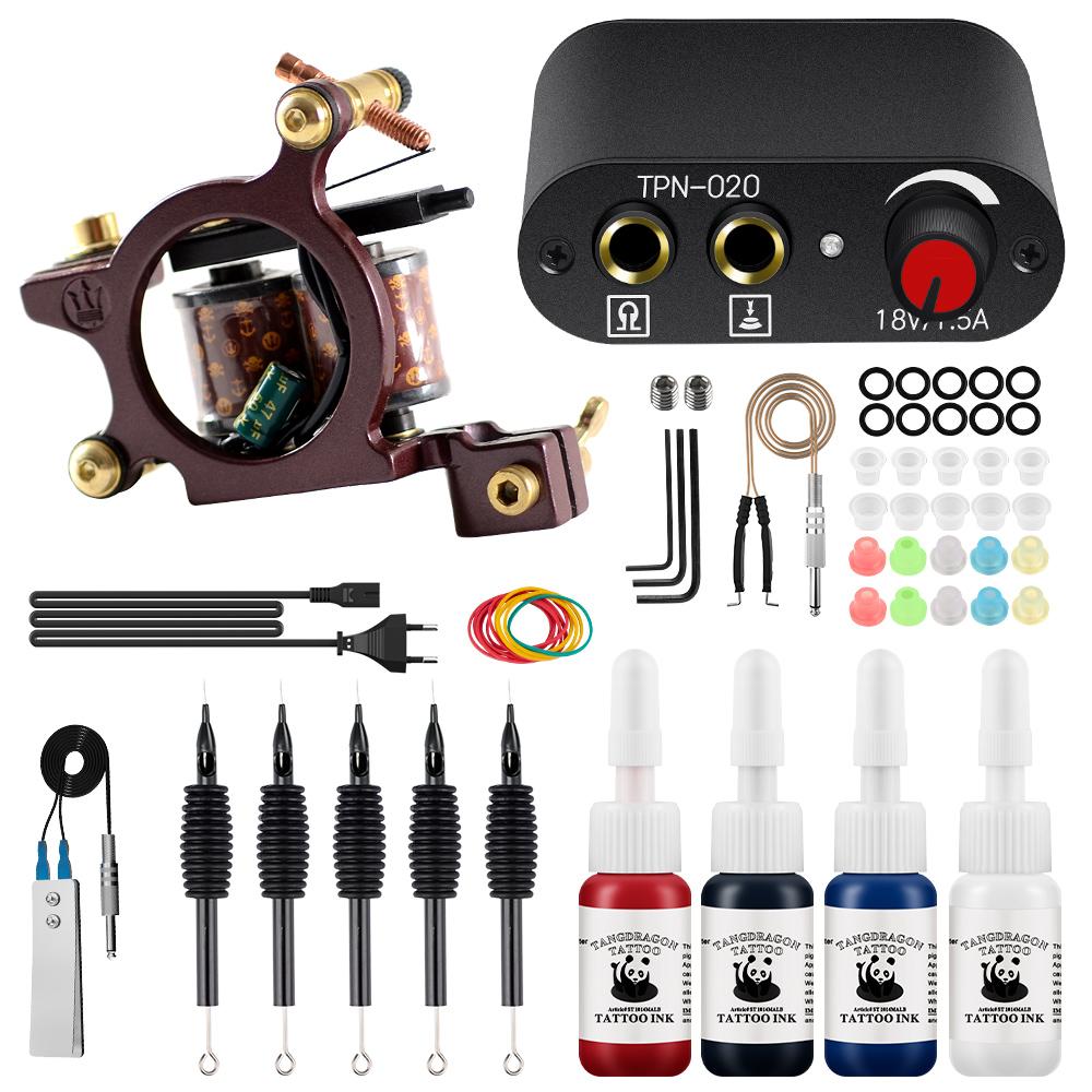 Набор тату-машинок PHOENIXY с иглами питания и чернилами для боди-арта