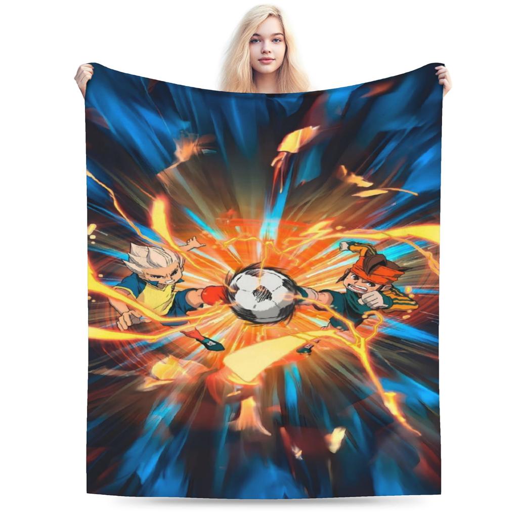 Stylish Inazuma Eleven: Victory Road Blanket Super Soft Flannel  Comfortable Throw Blankets Machine Washable