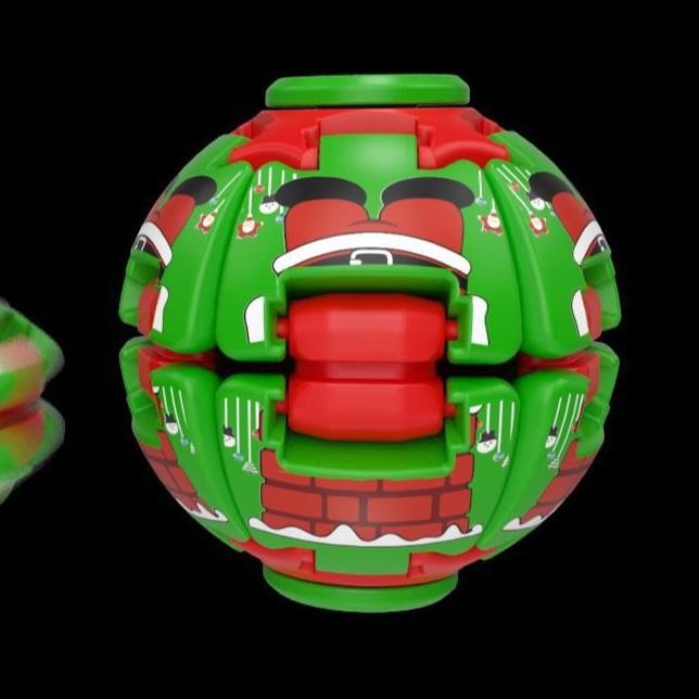 Christmas Squeeze Stress Balls Set - Burger Fidget Spinner Anxiety Relief Toys for Kids Adults