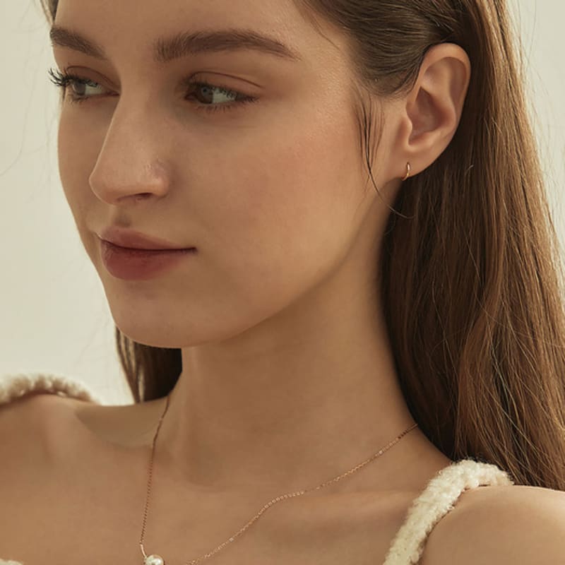 Own Essential Ring Earrings (S, M, L / 14k gold)