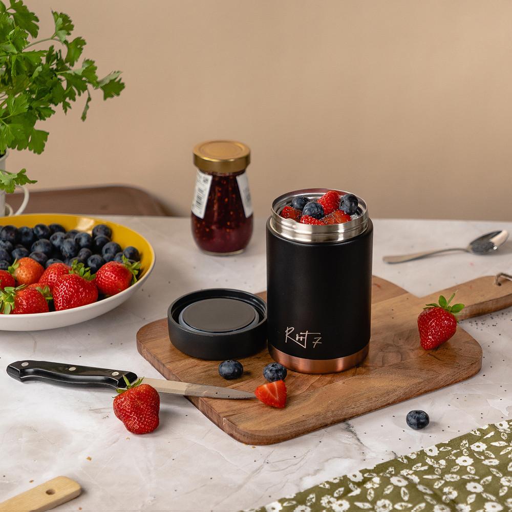 Travel Set: Thermal Bottle and Food Container