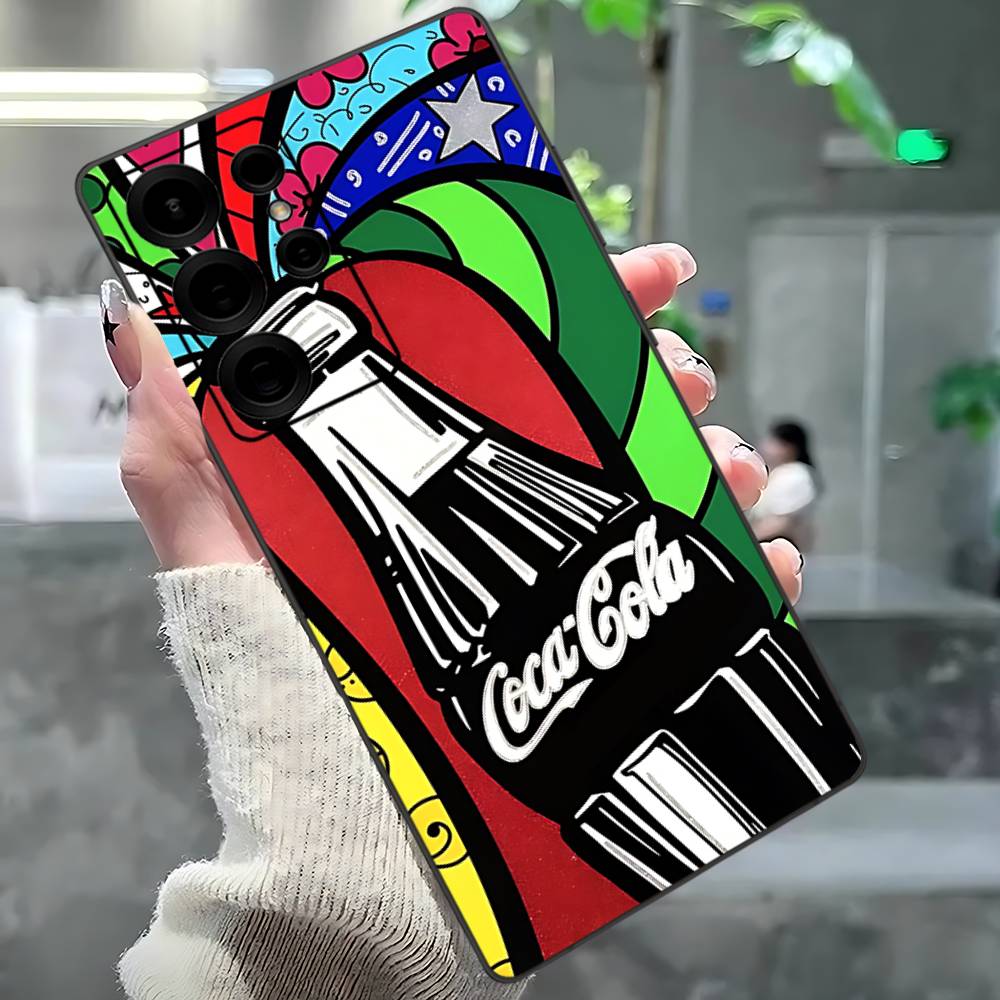 C-Coca-Cola Phone Case For Samsung S 24 Fe 25 Ultra Plus 20 Lite 21 30 22 23 24 22 Ultra 5G Fundas