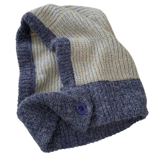 Женская зимняя ветрозащитная теплая вязаная шапка, головной убор, супермягкая износостойкая ультра-толстая теплая шапка-шарф, шапка