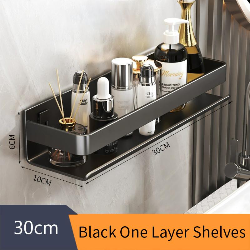 Белая стойка для хранения для кухни держатель квадратный металлический органайзер для ванной аксессуар полка полки настенная шампунь 811780