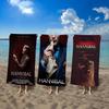 H-Ганнибал Сериал Полотенце для Ванны Микрофибра Мягкое Впитывающее Воздухопроницаемое Для Девочек Детей Декоративное Мультяшное Пляжное Полотенце