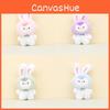 Adorable Cartoon Bunny Plush Keychain Colorful Stuffed Rabbit Bag Charm Gift