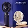 Electric Fan Portable Air Conditioner 3000mAh 5Speed USB Rechargeable Fan with Phone Stand Portable Handheld Fan for Home Office