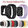Силиконовый ремешок для часов + чехол для Xiaomi MiBand 9Pro Smart Watch Strap Watchband Shell For Mi Band 9 Pro Sport Bracelet Wristband