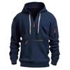 Men's Waterproof Multi-Pocket Zipper Hoodie for Autumn & Winter