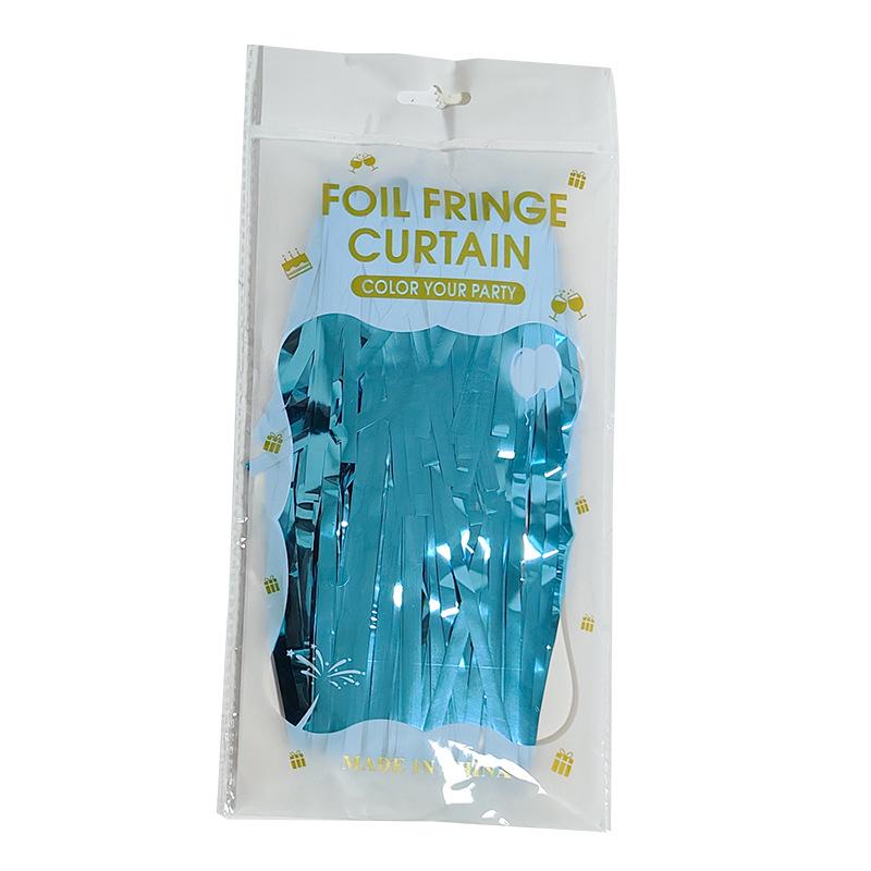 2x1m Children's Party Wedding New Year Laser Rain Silk Door Curtain Decoration