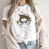 Summer Fashion Women TShirt Funny Rabbit Bunny Flowers Animal Print Tshirt Femme Harajuku Shirt Kawaii Clothes T Shirt Female