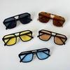 Big Frame Square Sunglasses UV400 Retro Eyewear Lightweight Pilot Sun Glasses  Outdoor