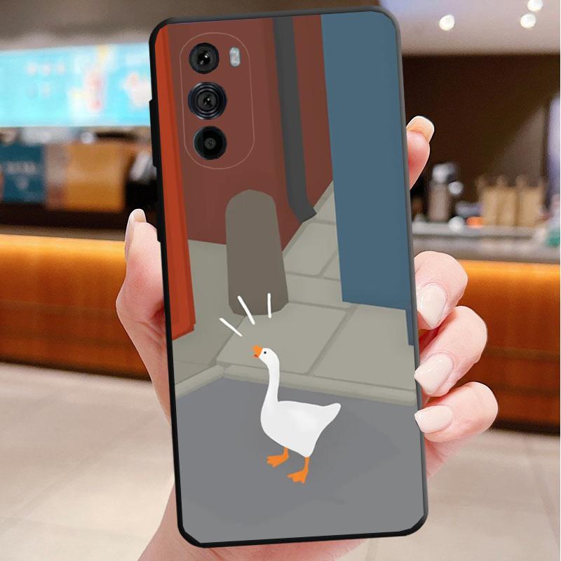 Милый Мультяшный Гусь Утка Чехол Для Телефона Для Motorola Edge 60 50 40 Pro 60 50 40 30 Ultra Neo Fusion Moto G Play G Stylus G Чехлы