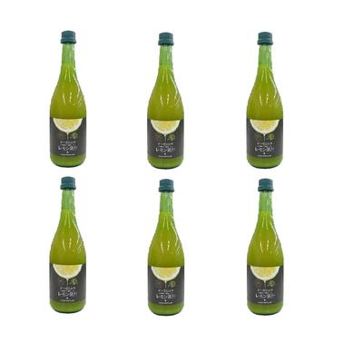 Органический лимонный сок 720 мл x 6 бутылок (1 случай)