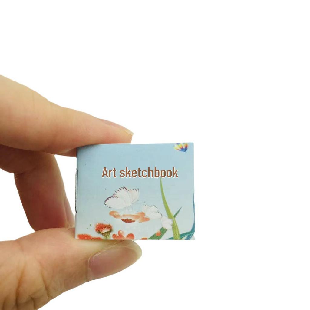 Миниатюрный офисный макет канцелярский набор: Пенал, Блокнот, Альбом для эскизов, Линейка, Штангенциркуль, Мелок (1:12 шкала)