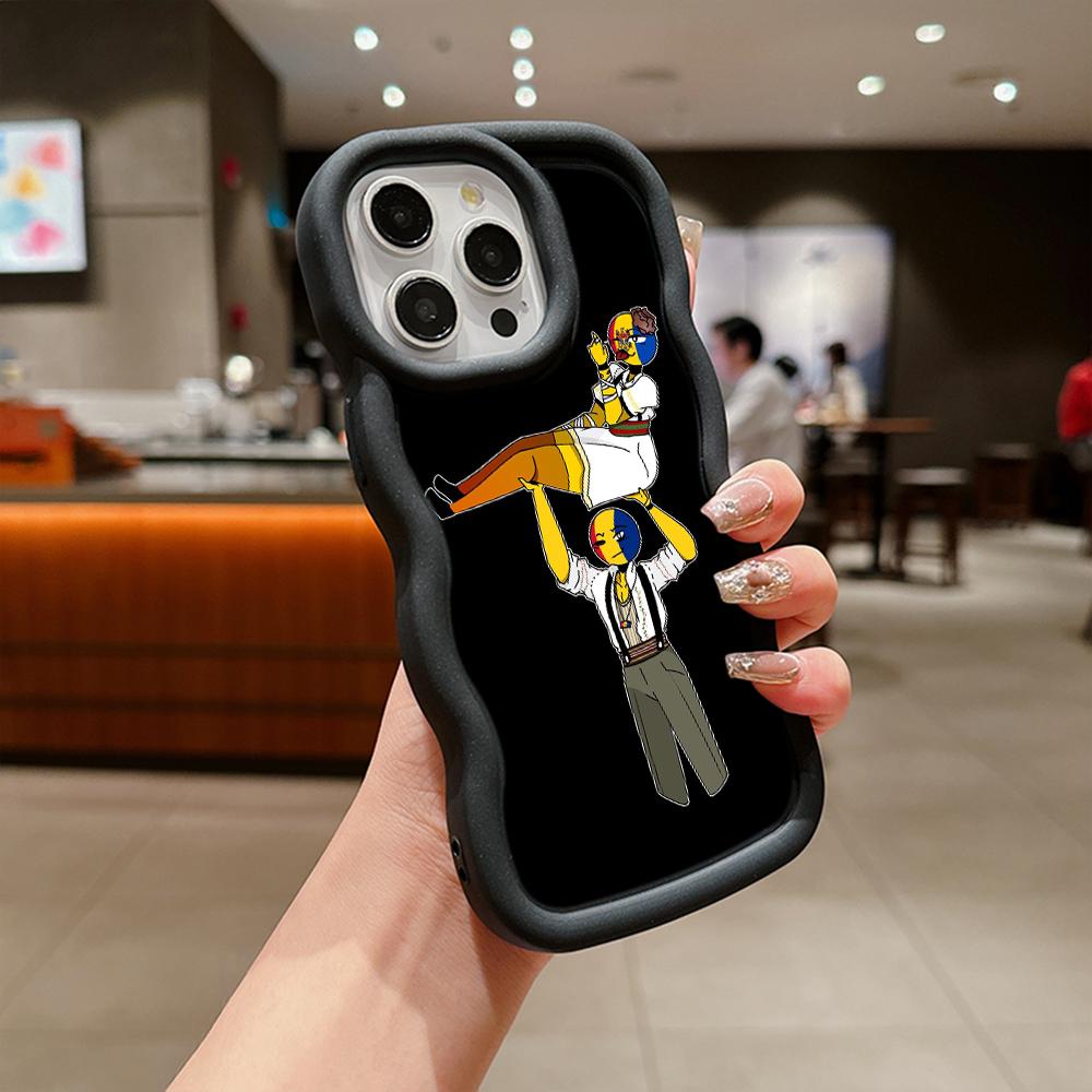 Ae94 Республика Молдова Флаг защитные чехлы для телефонов Samsung S24 Plus S23 Ultra A14 A55 A06 Honor X9b Motorola OnePlus Big Wave TPU задняя крышка