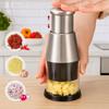 Stainless Steel Garlic Chopper Handheld Garlic Masher Multifunctional Manual Hand Chopper  Nuts