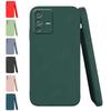 For Cover Vivo V23 5G Case For Vivo V23 5G Capas Luxury Liquid Silicone Shockproof Full Soft Cover For Vivo V23 Pro 5G Fundas