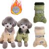 Warm Dog Clothes Winter Dog Jacket Turtleneck Puppy Coat for Cold Weather Thick Fleece Lined Dog Outfit Pet Apparel Snowsuit for Small Medium Dogs