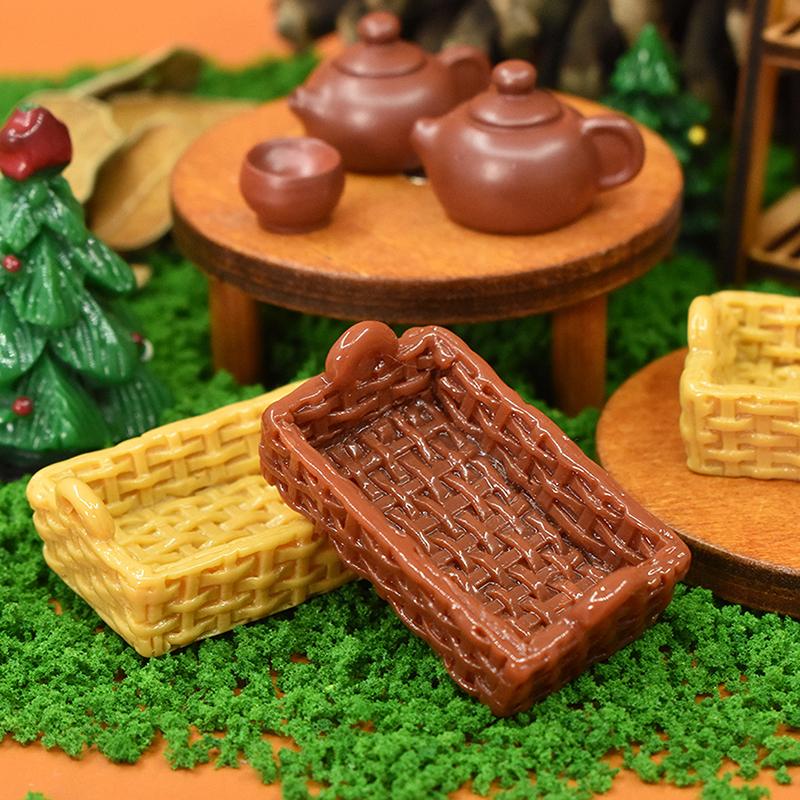 5 шт. 1/12 кукольный домик имитация хлебных корзин модель кукольный домик миниатюрная кухонная мебель украшения кукольные домики аксессуары