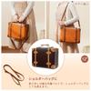 Vintage Cute Overnight Case No Wheels Mini Leather Trunk Suitcase with Shoulder Strap [urecity] & Carry-on