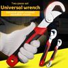 Multifunctional Wrench Set with Three Sides Toothed Thickening and Rust PreventionLarge Openin Multifunctional Manual Tool