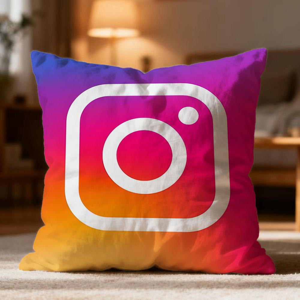 Горячая I-IInstagram Наволочка Мягкая Стирающаяся Подушка Чехол Многоцелевой для Дивана Кровати Путешествий Офиса